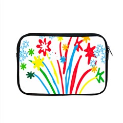 Fireworks Rainbow Flower Apple Macbook Pro 15  Zipper Case by Mariart