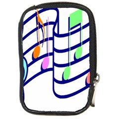 Music Note Tone Rainbow Blue Pink Greeen Sexy Compact Camera Cases by Mariart