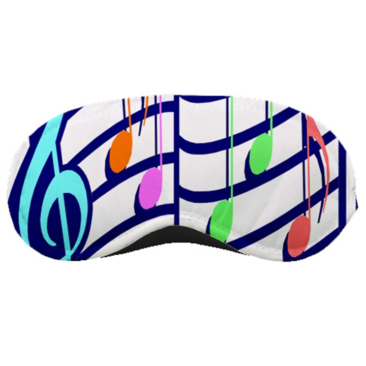 Music Note Tone Rainbow Blue Pink Greeen Sexy Sleeping Masks