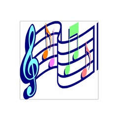 Music Note Tone Rainbow Blue Pink Greeen Sexy Satin Bandana Scarf by Mariart