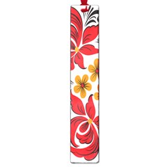 Flower Red Rose Star Floral Yellow Black Leaf Large Book Marks by Mariart