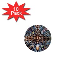 Iron Glass Space Light 1  Mini Magnet (10 pack) 