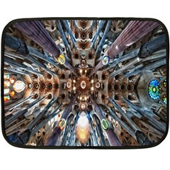 Iron Glass Space Light Double Sided Fleece Blanket (Mini) 