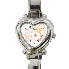 Fireworks Triangle Star Space Line Heart Italian Charm Watch by Mariart