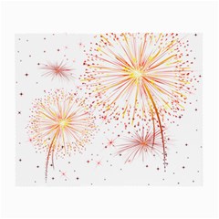 Fireworks Triangle Star Space Line Small Glasses Cloth (2-side) by Mariart