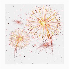 Fireworks Triangle Star Space Line Medium Glasses Cloth by Mariart