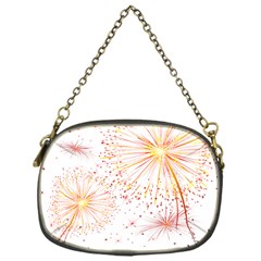 Fireworks Triangle Star Space Line Chain Purses (one Side) 