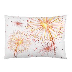 Fireworks Triangle Star Space Line Pillow Case by Mariart