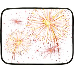 Fireworks Triangle Star Space Line Double Sided Fleece Blanket (mini) 