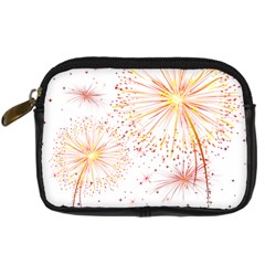 Fireworks Triangle Star Space Line Digital Camera Cases by Mariart