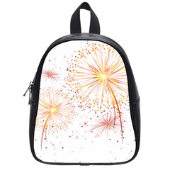 Fireworks Triangle Star Space Line School Bag (small)