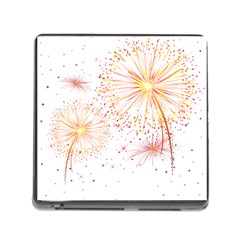 Fireworks Triangle Star Space Line Memory Card Reader (square)