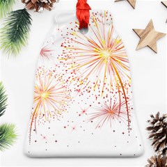 Fireworks Triangle Star Space Line Ornament (bell)