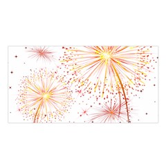 Fireworks Triangle Star Space Line Satin Shawl by Mariart