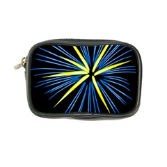 Fireworks Blue Green Black Happy New Year Coin Purse by Mariart