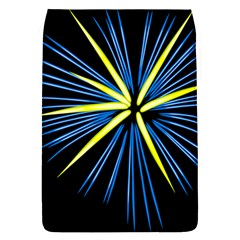 Fireworks Blue Green Black Happy New Year Flap Covers (l) 