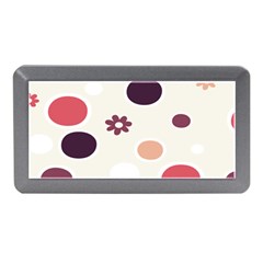 Polka Dots Flower Floral Rainbow Memory Card Reader (mini)