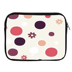 Polka Dots Flower Floral Rainbow Apple Ipad 2/3/4 Zipper Cases