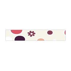 Polka Dots Flower Floral Rainbow Flano Scarf (mini) by Mariart