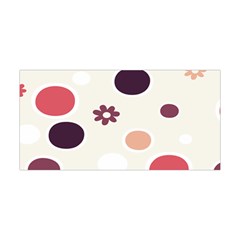 Polka Dots Flower Floral Rainbow Yoga Headband by Mariart