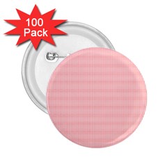 Red Polka Dots Line Spot 2 25  Buttons (100 Pack) 