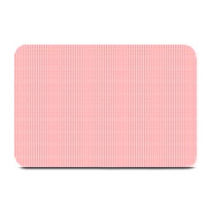 Red Polka Dots Line Spot Plate Mats