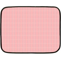 Red Polka Dots Line Spot Fleece Blanket (mini)