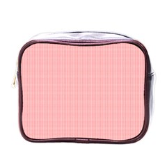 Red Polka Dots Line Spot Mini Toiletries Bags