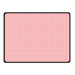 Red Polka Dots Line Spot Fleece Blanket (small)