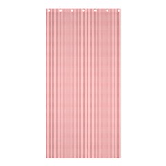 Red Polka Dots Line Spot Shower Curtain 36  X 72  (stall)  by Mariart