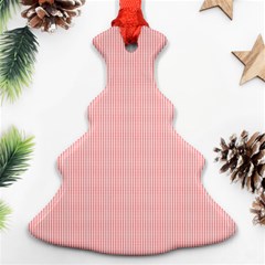 Red Polka Dots Line Spot Ornament (christmas Tree) 