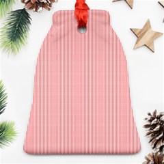 Red Polka Dots Line Spot Ornament (bell)