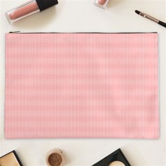 Red Polka Dots Line Spot Cosmetic Bag (xxl) 