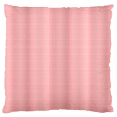 Red Polka Dots Line Spot Large Flano Cushion Case (one Side)