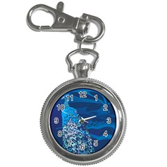 Peacock Bird Blue Animals Key Chain Watches