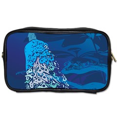 Peacock Bird Blue Animals Toiletries Bags