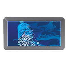 Peacock Bird Blue Animals Memory Card Reader (mini) by Mariart