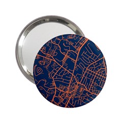 Virginia Map Art City 2 25  Handbag Mirrors by Mariart