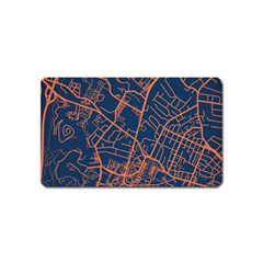 Virginia Map Art City Magnet (name Card)