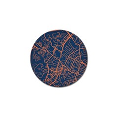 Virginia Map Art City Golf Ball Marker (4 Pack)