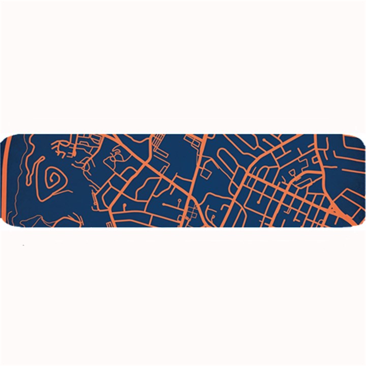 Virginia Map Art City Large Bar Mats