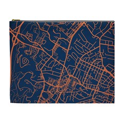 Virginia Map Art City Cosmetic Bag (xl)