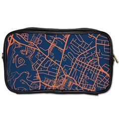 Virginia Map Art City Toiletries Bags