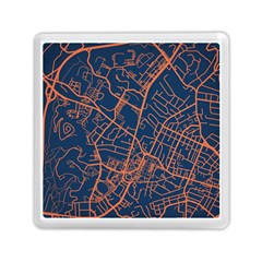 Virginia Map Art City Memory Card Reader (square) 