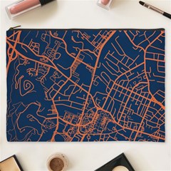 Virginia Map Art City Cosmetic Bag (xxxl) 