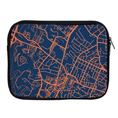 Virginia Map Art City Apple Ipad 2/3/4 Zipper Cases