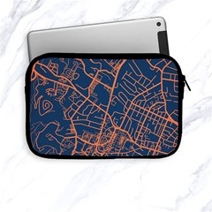 Virginia Map Art City Apple Ipad Mini Zipper Cases by Mariart