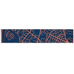 Virginia Map Art City Flano Scarf (large)