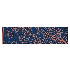 Virginia Map Art City Satin Scarf (oblong) by Mariart