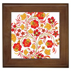 Wreaths Flower Floral Sexy Red Sunflower Star Rose Framed Tiles